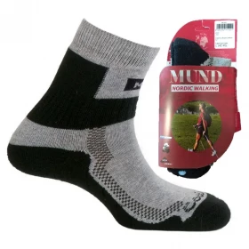 Шкарпетки Mund Nordic Walking Black - Grey