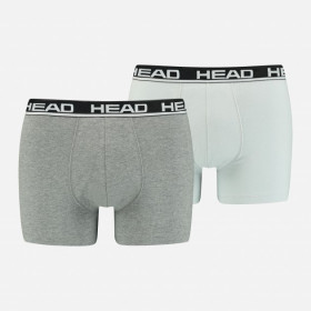 Труси боксери Head Boxer Gray Melange 2P
