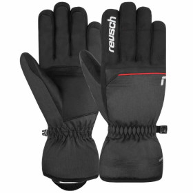 Рукавички чоловічі Reusch Snow King Black Fire red