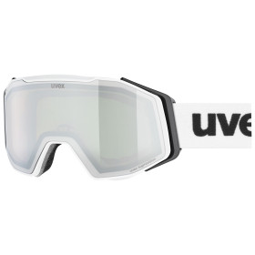 Гірськолижна маска Uvex Gravity FM White matt dl/Silver-green S2 '26