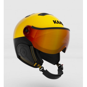 Гірськолижний шолом Kask Montecarlo Мisor Yellow / red mirror
