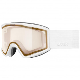 Гірськолижна маска Uvex Blast pro V White matt/red-clear S0-4